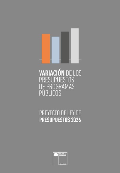 Variación de los presupuestos de Programas Públicos Variación de los presupuestos de Programas Públicos