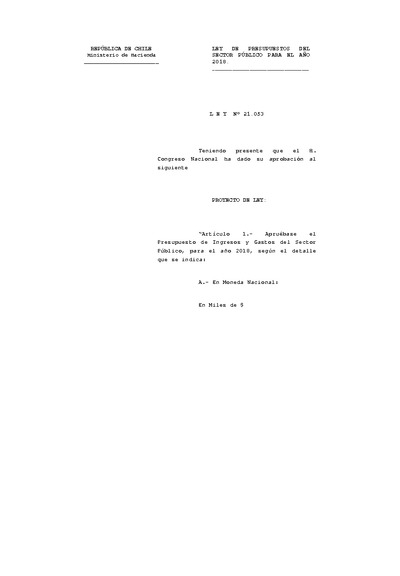 Articulado Ley de Presupuestos del Sector Público año 2018