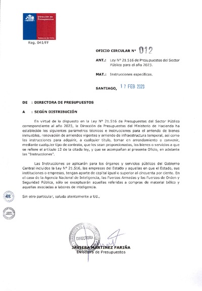 Instrucciones del Artículo 12 de LP2023 Instrucciones del Artículo 12 de LP2023