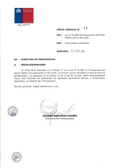Instrucciones del Artículo 12 de LP2024 Instrucciones del Artículo 12 de LP2024