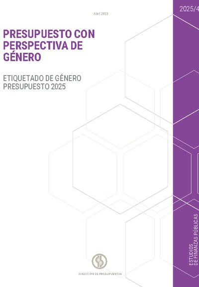Presupuesto con Perspectiva de Género - Etiquetado de Género Presupuesto 2025 Presupuesto con Perspectiva de Género - Etiquetado de Género Presupuesto 2025
