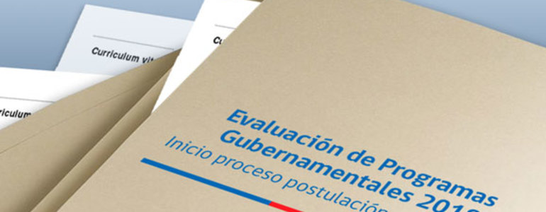 Dipres entrega listado de programas que se evaluarán en 2018 e inicia postulación de evaluadores Dipres entrega listado de programas que se evaluarán en 2018 e inicia postulación de evaluadores