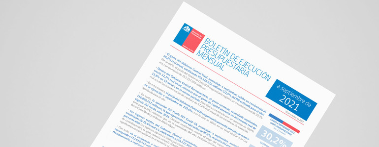 Boletín de Ejecución Presupuestaria Septiembre 2021 Boletín de Ejecución Presupuestaria Septiembre 2021
