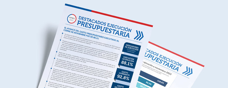 Boletín de Ejecución Presupuestaria noviembre 2023 Boletín de Ejecución Presupuestaria noviembre 2023
