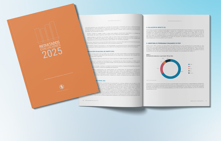 Dipres publica informe de evaluaciones de cara al Presupuesto 2026